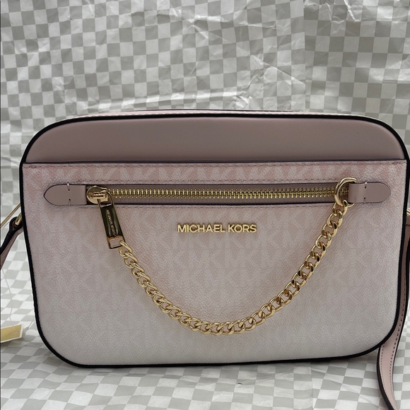 MICHAEL KORS Jet Set Lg Ombré Signature Logo EW Crossbody Body
Powder Blush
NWT - Picture 1 of 9